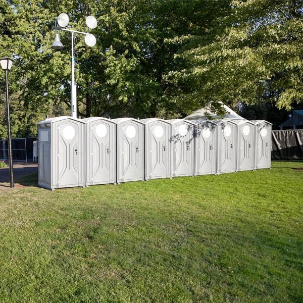 the number of portable toilets needed for your special event depends on the size of the event and the number of attendees